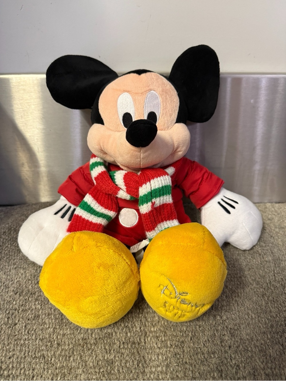 Winter Disney Mickey Mouse Plush 2010